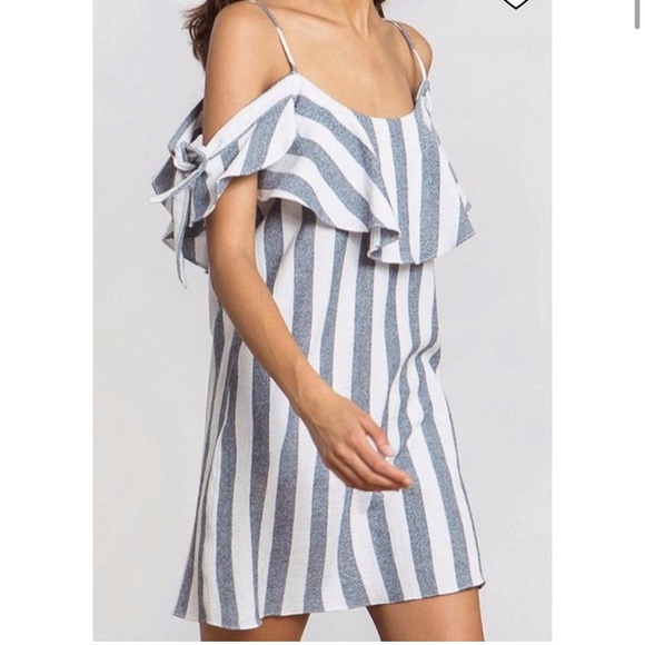 Misa Los Angeles Dresses & Skirts - Misa Los Angelos stripe dress